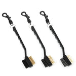 Load image into Gallery viewer, 2 Sided Brass Wires Nylon Brush | Training Aids
